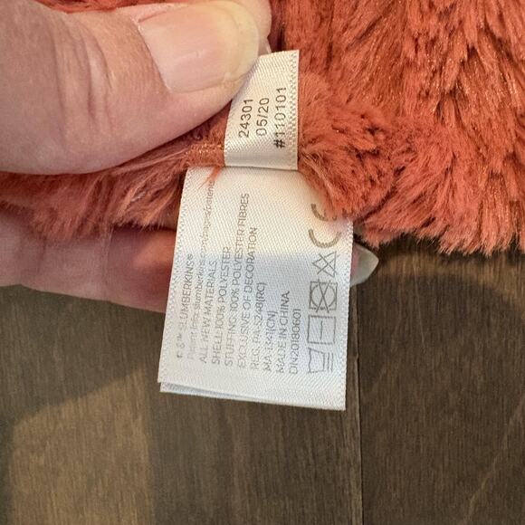 Slumberkins Alpaca Llama Snuggler Lovey Plush Security Blanket Rust Brown Soft - Picture 7 of 9